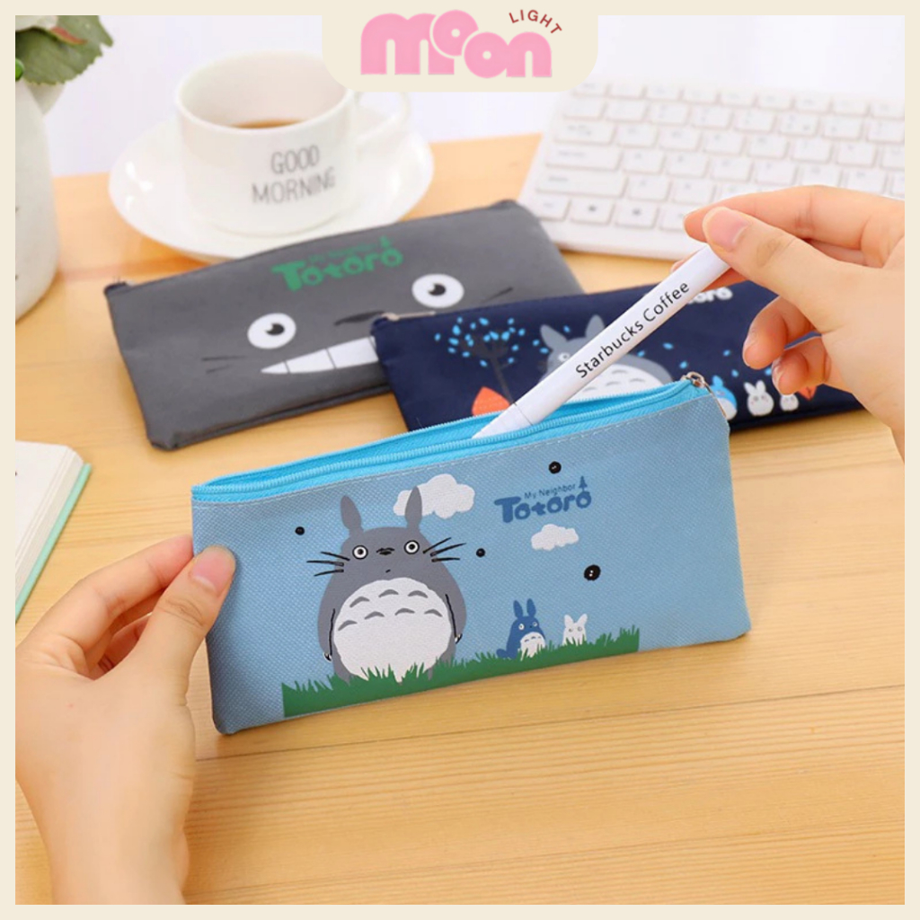 

Themoonlight - Tempat Pensil Kain Korea / Pensil Case Alat Tulis Anak Sekolah Motif Totoro Dan Horse