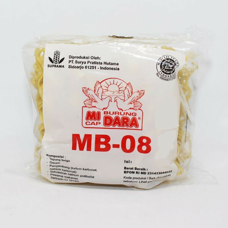 MIE KERING BURUNG DARA ATAU MIE MB-08 / MIE BURUNG DARA