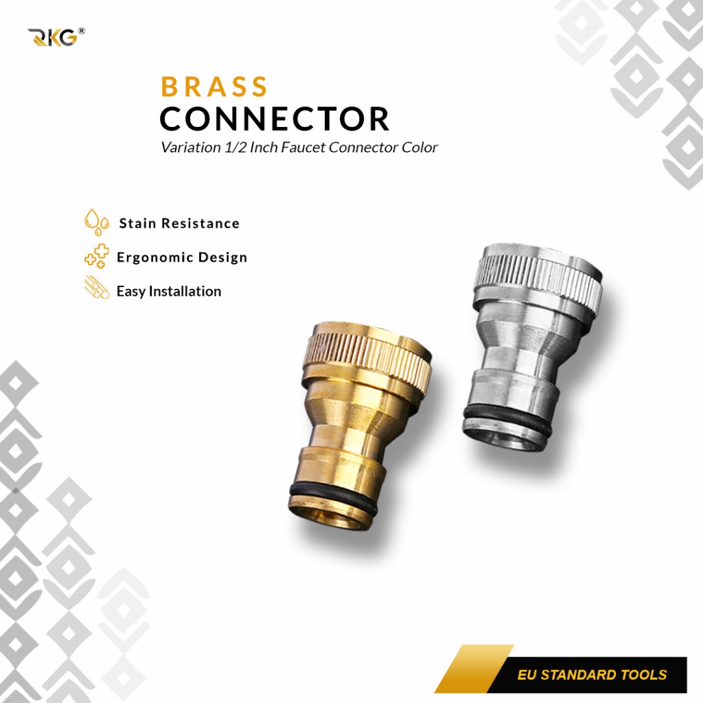 Konektor Drat Sambungan Kran Air Brass CTR-020