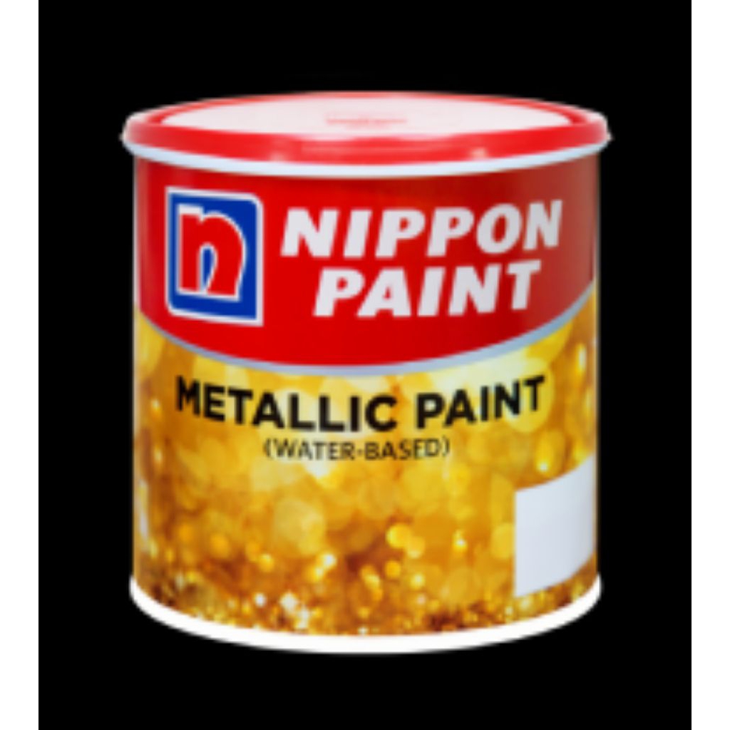 NIPPON PAINT METALLIC PAINT ( WATER BASED ) CAT EFEK METALLIC EMAS