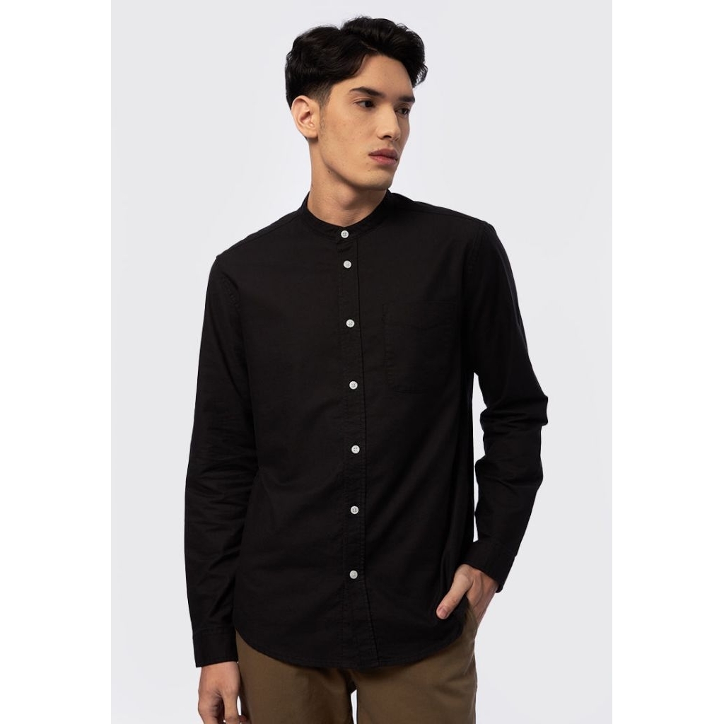 EXECUTIVE BAJU KEMEJA KOKO PRIA KERAH MANDARIN LENGAN PANJANG