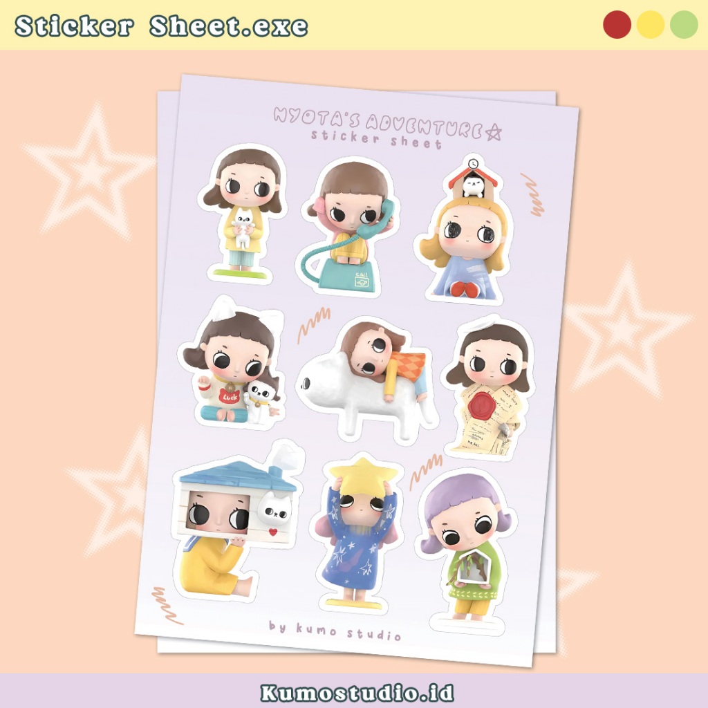 

Sticker Sheet A6 Nyota Blindbox | Stiker Dekorasi Aesthetic | Stiker Laptop , Scrapbook , Dekorasi