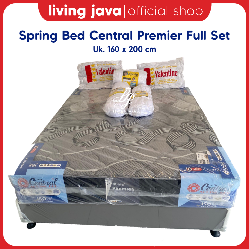 Central Springbed 160x200 Full Set | Central Springbed Premier