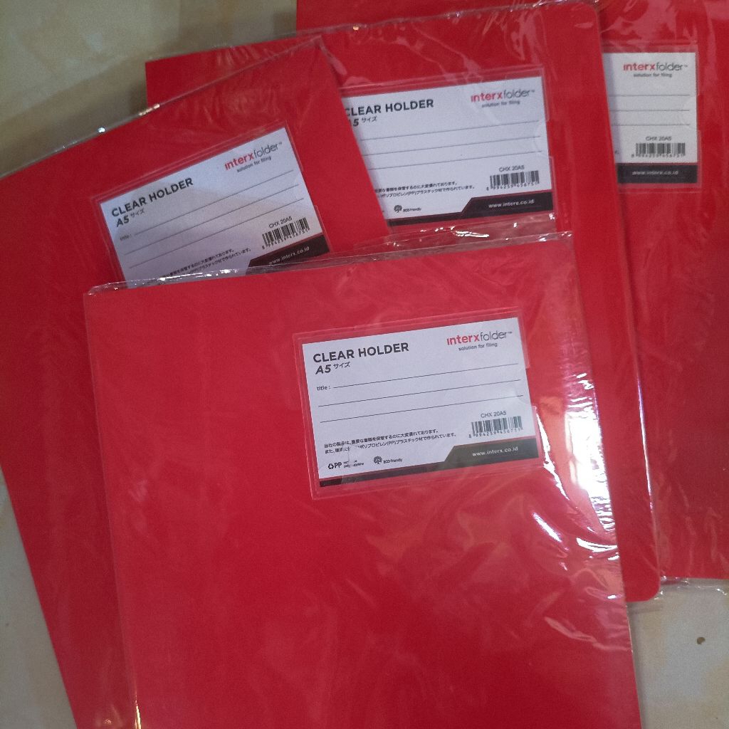 

Clear Holder A5 Warna Merah – Map Plastik Arsip Dokumen | Inter X Folder