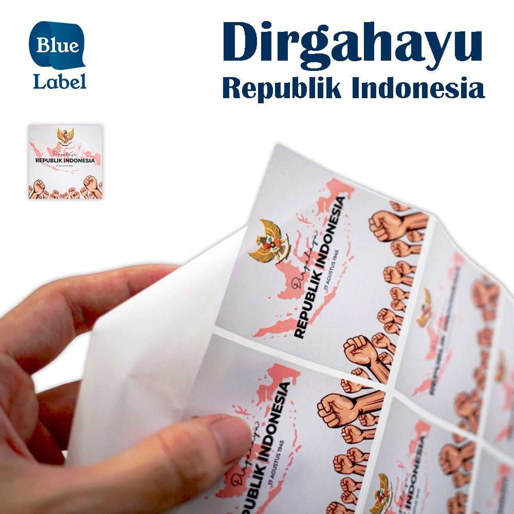 

Stiker Chromo 'Dirgahayu Republik Indonesia' untuk Kemerdekaan | Stiker Label, Suvenir, Hampers