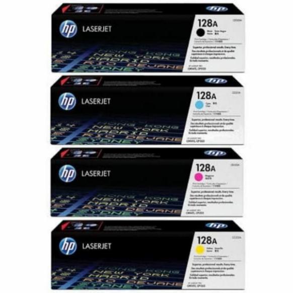 Paket Toner LaserJet HP 128A Original CM1415fn, CM1415fnw,CP1525n 1SET