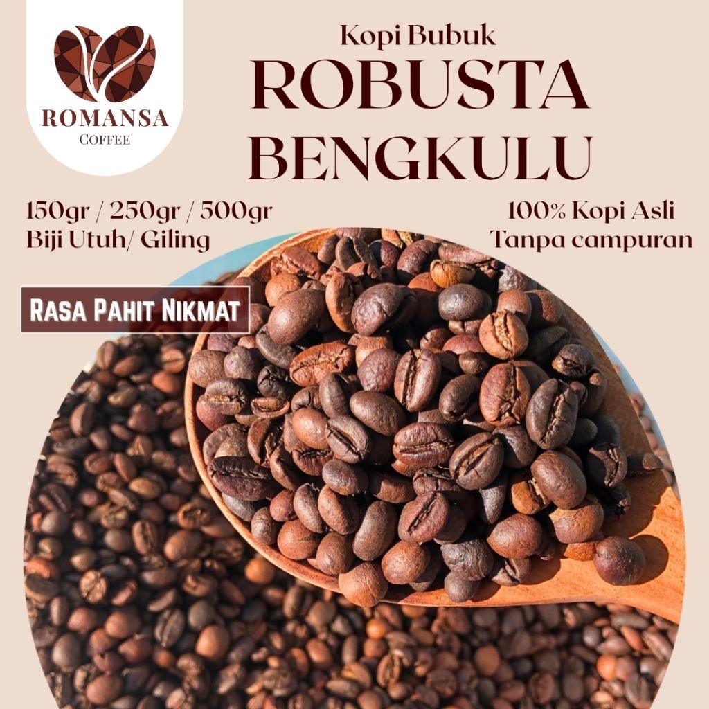 

Kopi Bubuk Robusta Bengkulu 100% Asli Tanpa Campuran | Kopi Tubruk & Susu