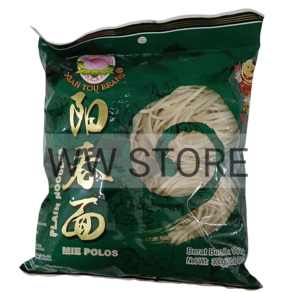 

Mi mie kering gandum polos XIAN TOU BRAND Plain Noodle Noodles 300g