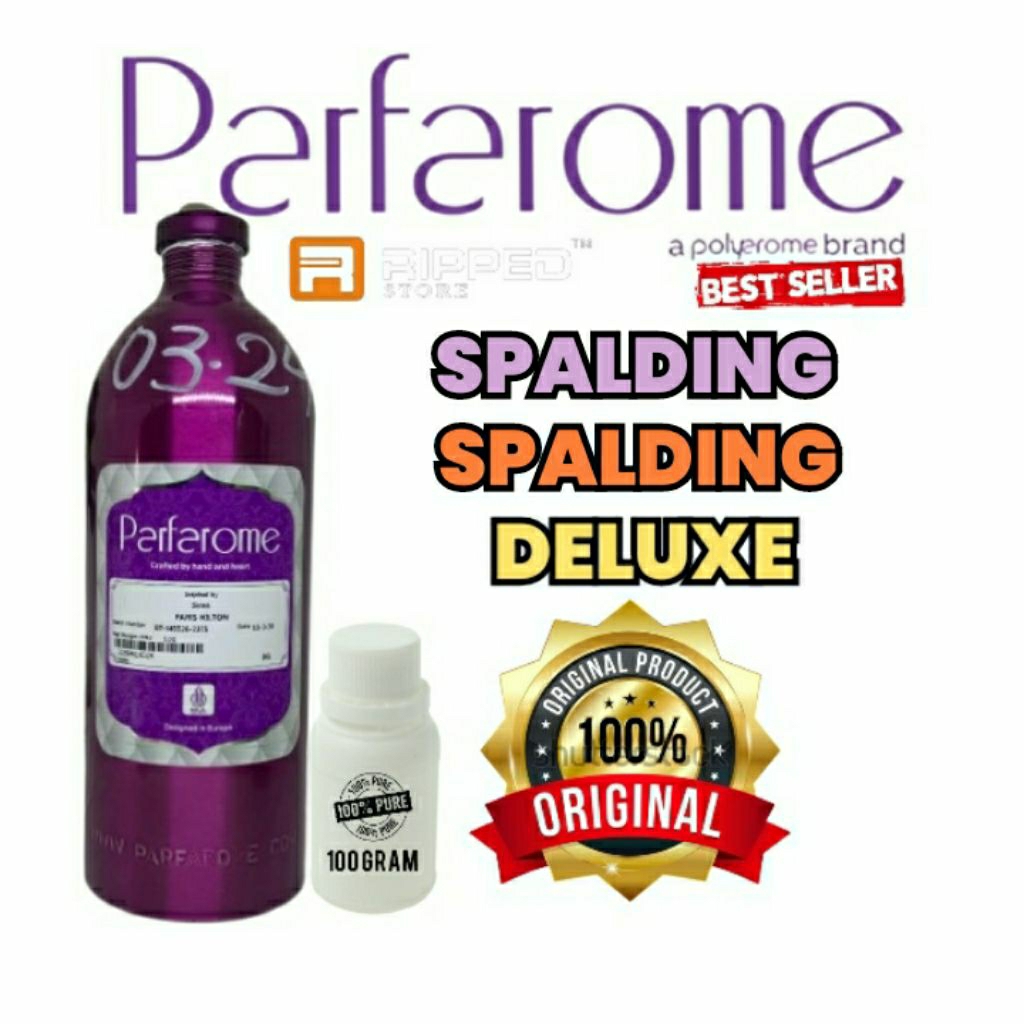 100ML Bibit Parfum Murni Deluxe Spalding Original Parfarome