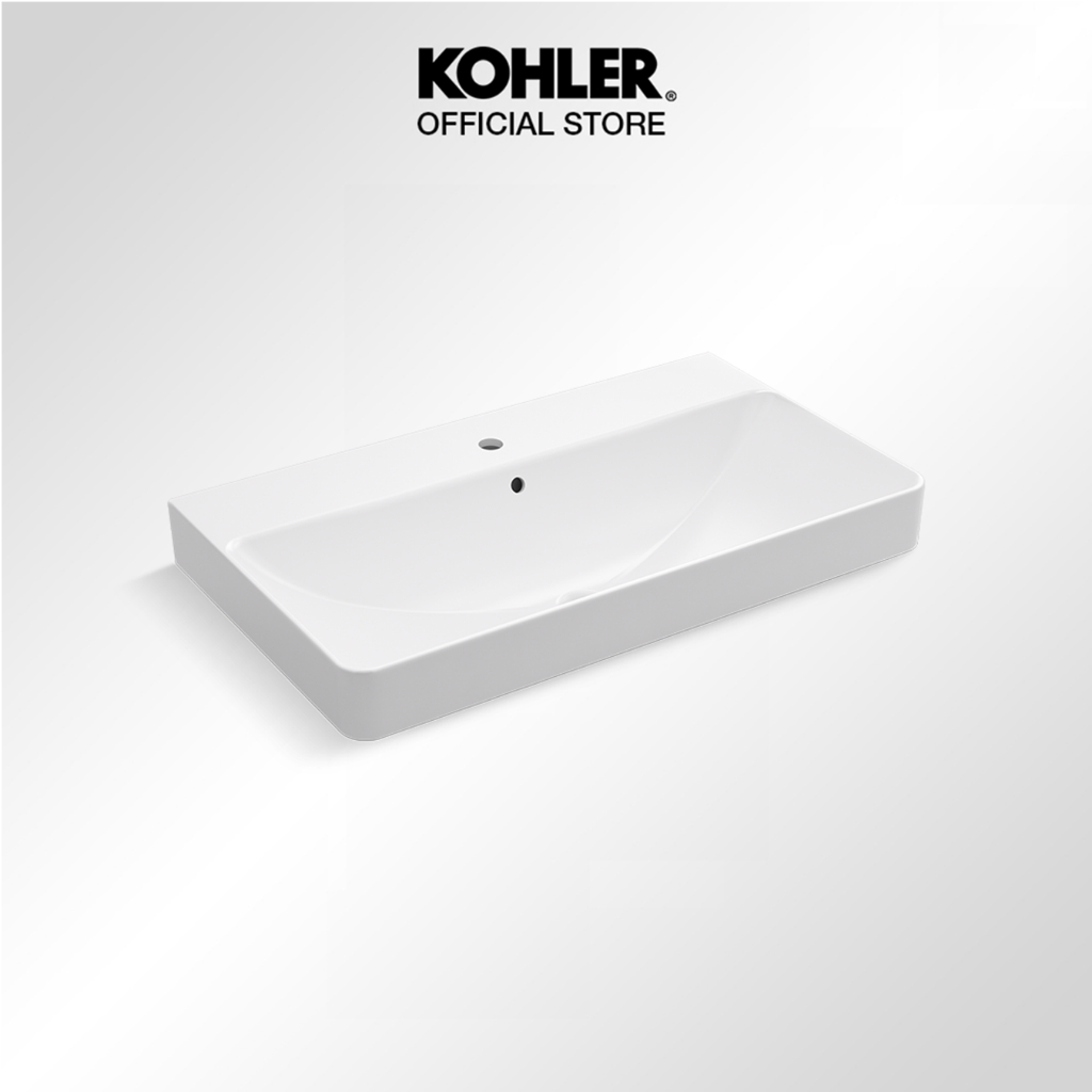 KOHLER Forefront Vanity Wastafel / Lavatory 900mm White / Putih K-2749T-1-0