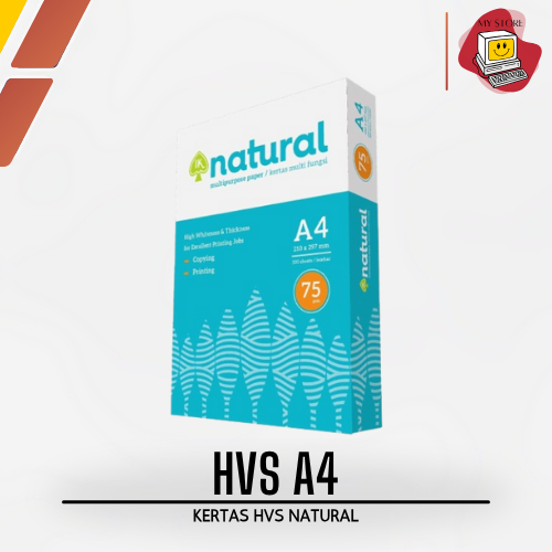 

Kertas HVS Natural A4 70 gram 1rim