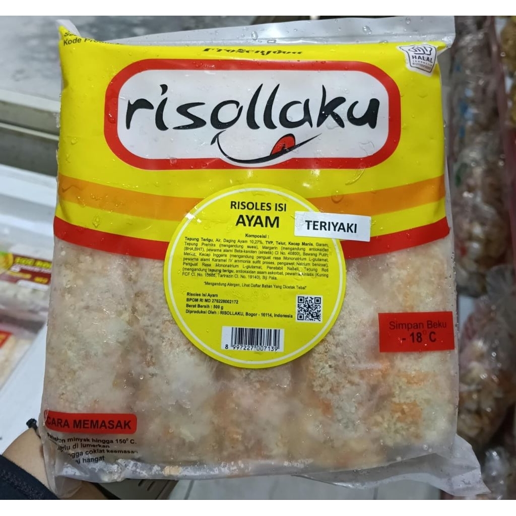 

RISOLLAKU RISOLES ISI AYAM TERIYAKI 500 GR