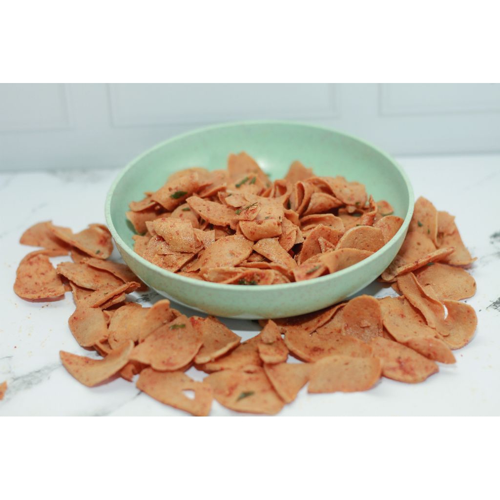 

BASRENG GURIH KRIUK DAUN JERUK- Camilan Unik Dari Bakso yang di Iris Tipis Dan Digoreng Aroma Segar Daun Jeruk