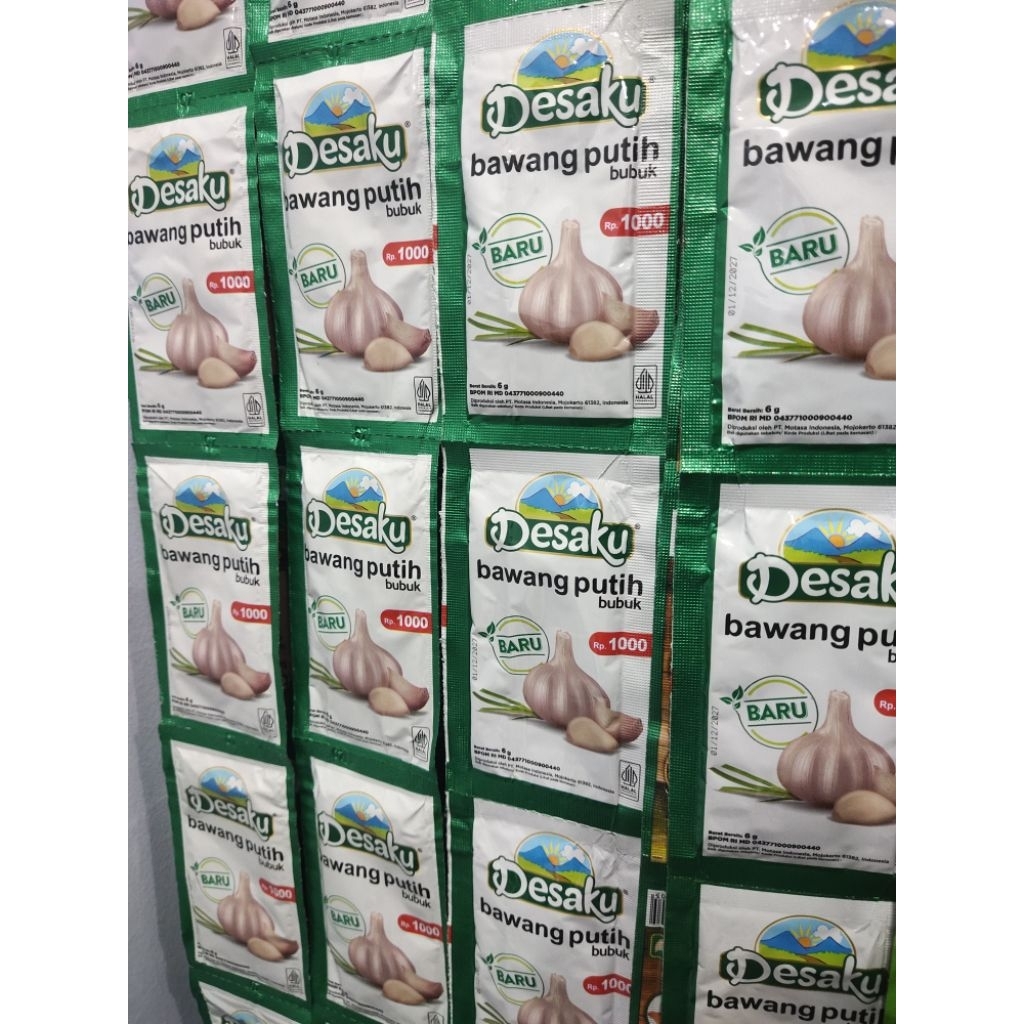 

DESAKU BAWANG PUTIH BUBUK renceng isi 12