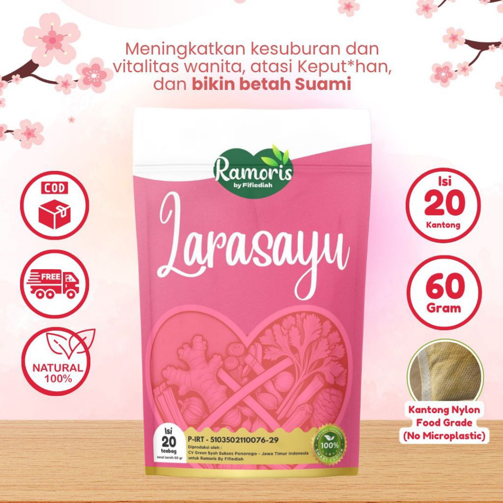 

❤mamilapak❤ Larasayu Teh Rimpang Wanita Detox | 20 bag 60 gram