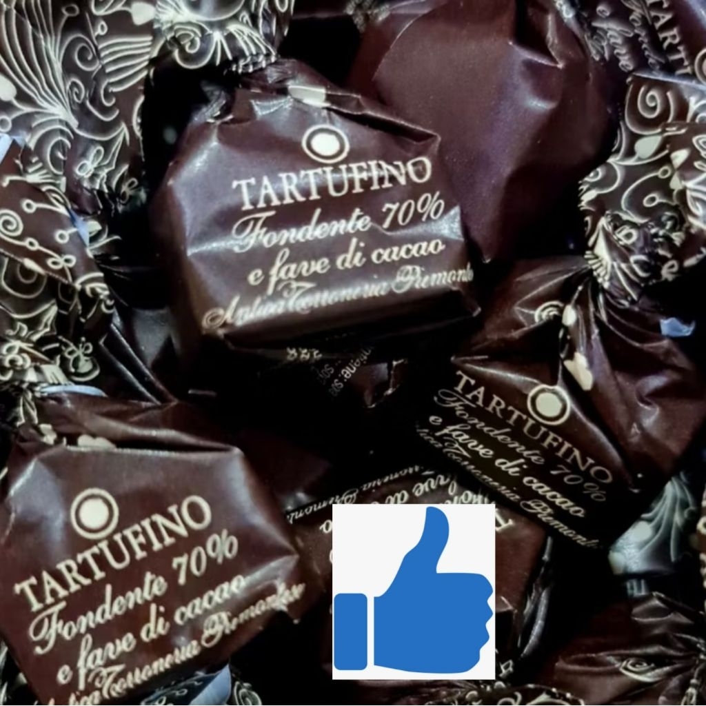 EXP2027 TARTUFINO FONDENTE 7096 ITALY PISTACHIO PREMIUM DARK Chocolate truffles Cocoa Cacao cokelat 