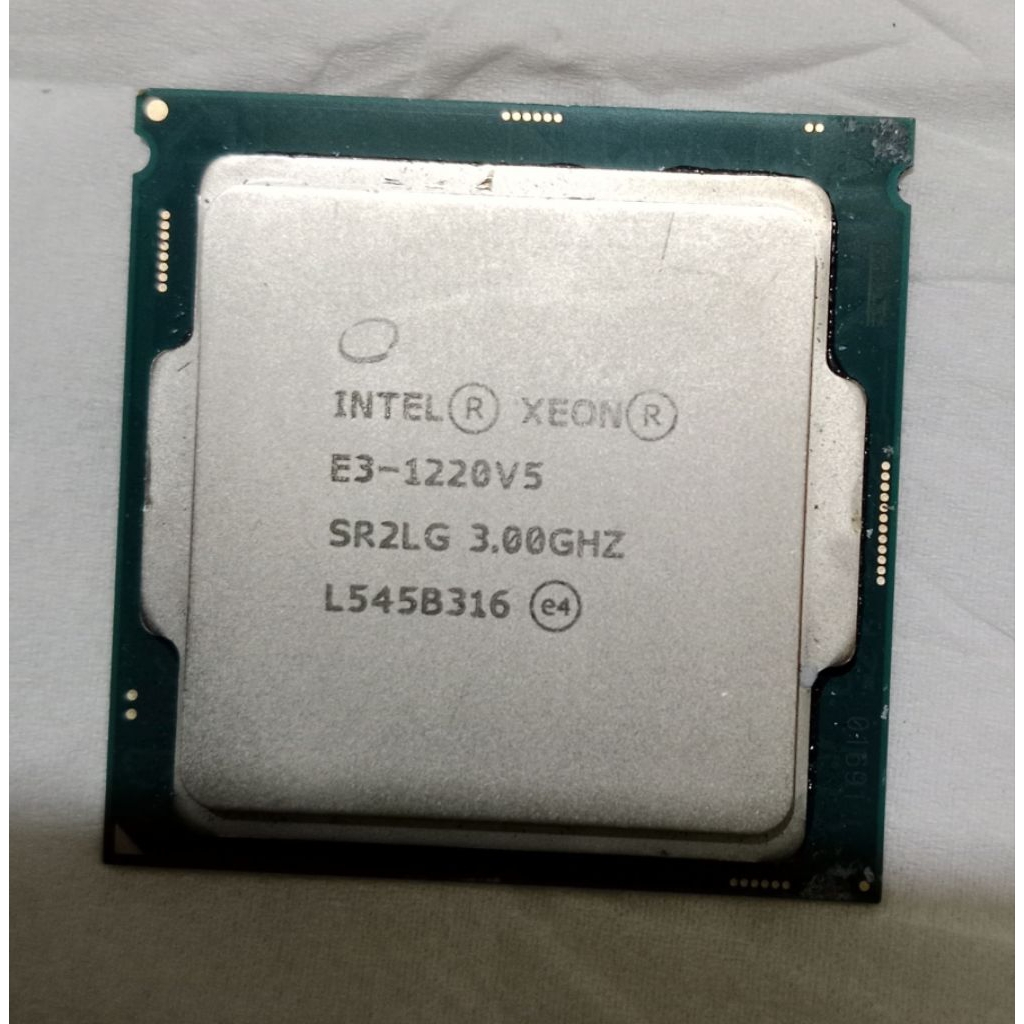 processor xeon E3-1220 V5