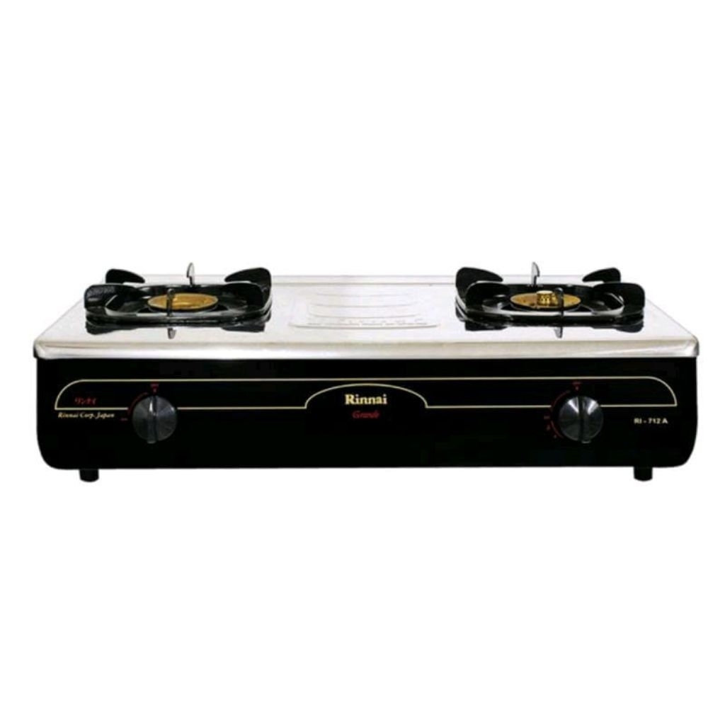 Rinnai Ri 712 A Kompor Gas Stainless 2 Tungku Rinnai Ri712A Rinnai Ri 712