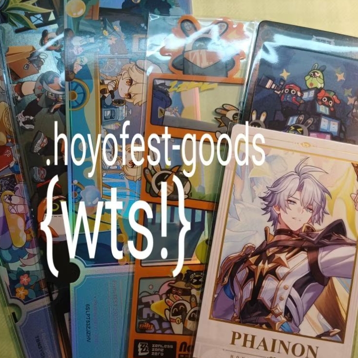[HOYOFEST-2025] wts official merch hoyofest 2025