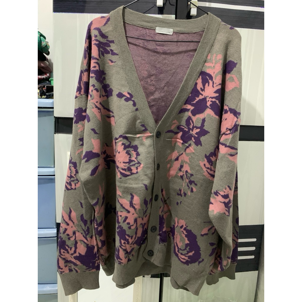 CARDIGAN UNGU PRELOVED LD130-150