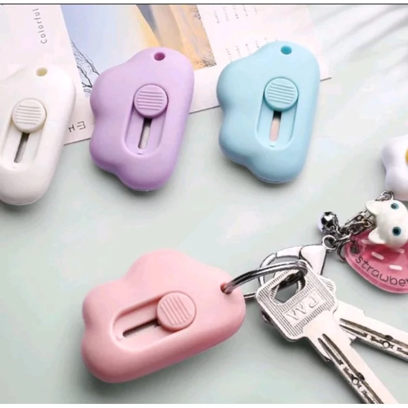 

Mini Cutter Bentuk Awan Pisau Pemotong Kertas Ukuran Mini