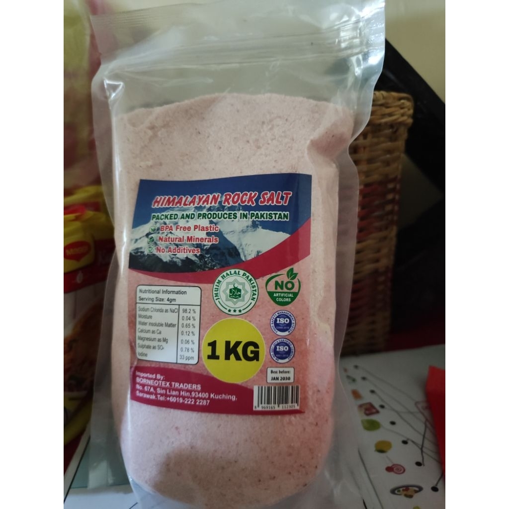 

Garam himalaya 1 kg, Himalayan Rock Salt Pakistan