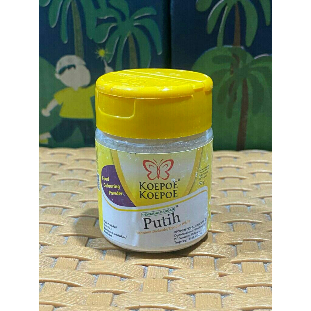 

Koepoe Koepoe Pewarna Makanan Putih 50 gram