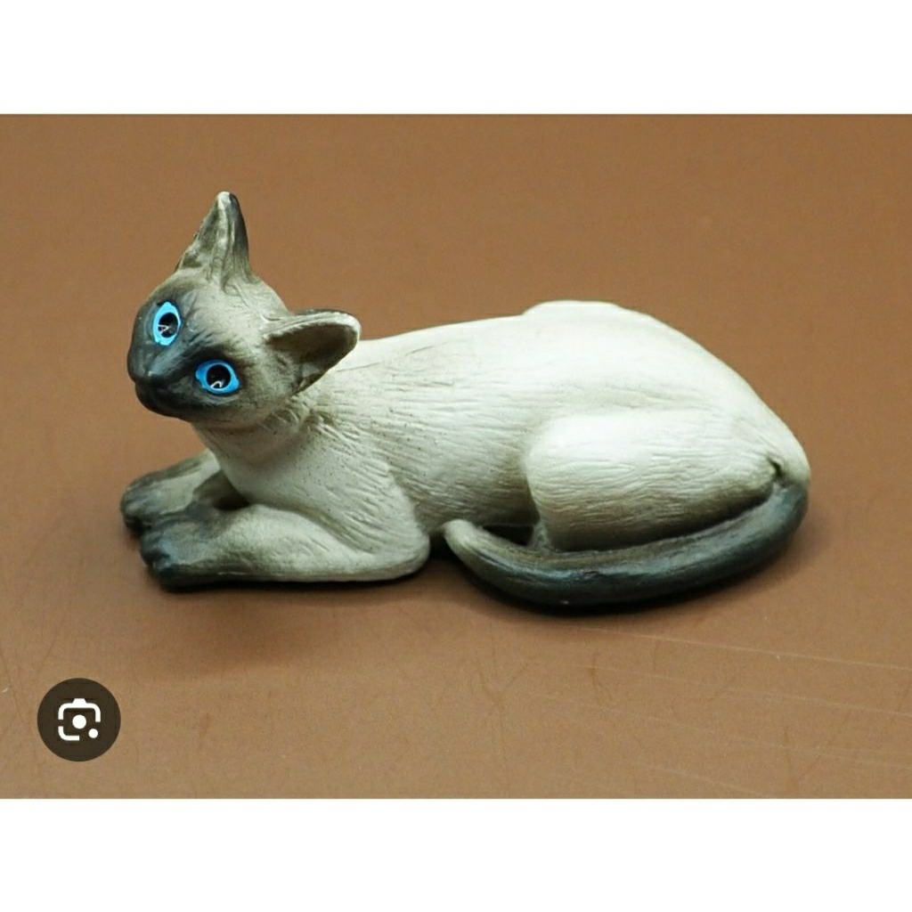 eikoh miniature planet - siamese cat animal figure