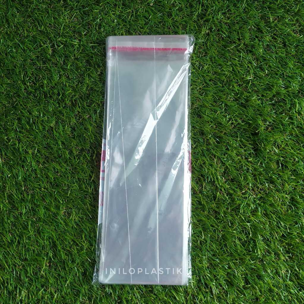 

Plastik OPP Seal Undangan Souvenir Roti lem perekat 9x25 / Plastik Souvenir Seal OPP 9cm x 25cm