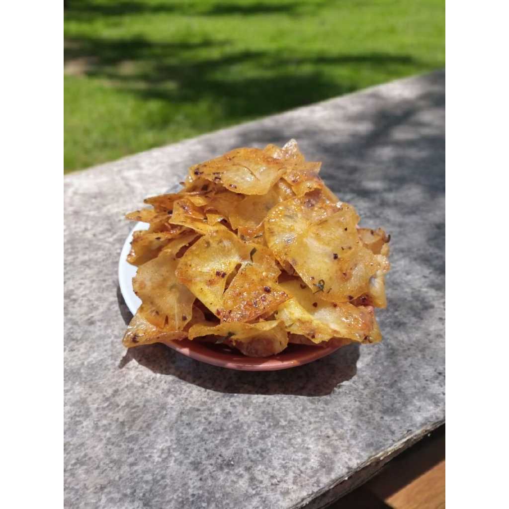 

Keripik Singkong Pedas Daun Jeruk - Original