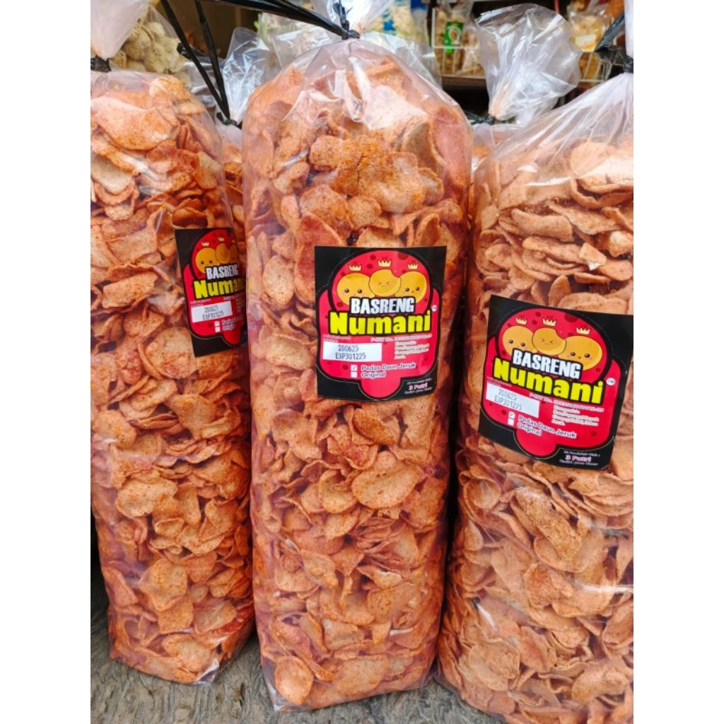 

Basreng Bulat Pedas Daun Jeruk 2Kg