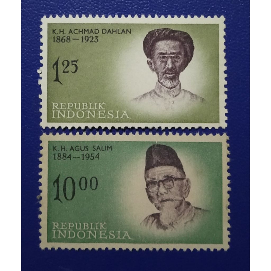 

Prangko Lawas RI Seri PAHLAWAN Tahun 1961 2 Keping