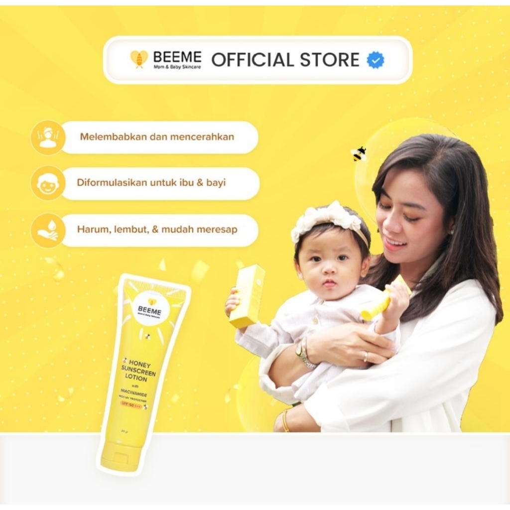 ♥️ RINDA ♥️BEEME SUNSCREEN//SUNSCREEN BEEME ANAK/) SUNSCREEN BAYI//SUNSCREEN ANAK