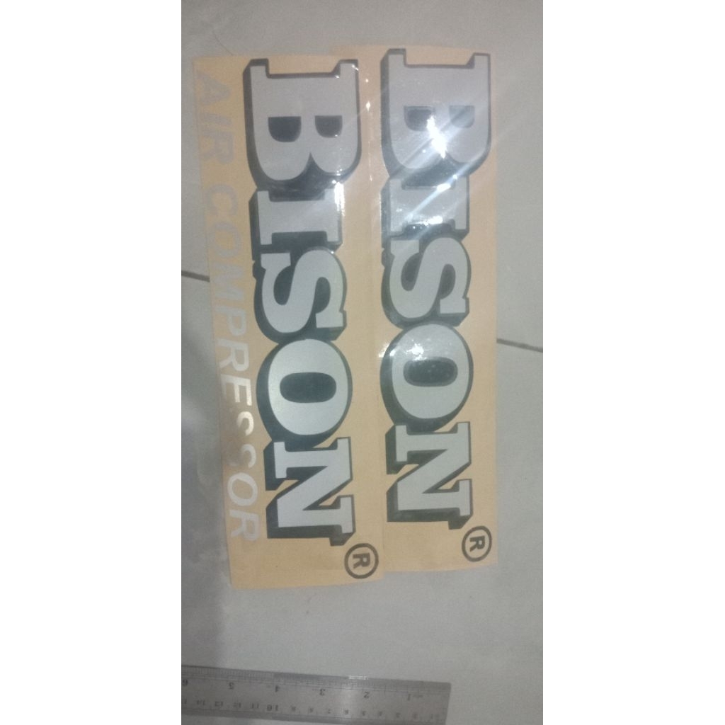 

cutting stiker bison
