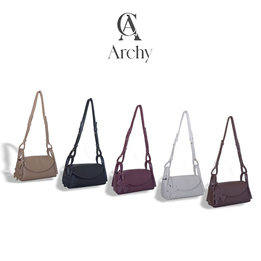 Tas Wanita Archy Barrel Bag Tas Selempang Wanita Cocok Kerja, Hangout & Daily