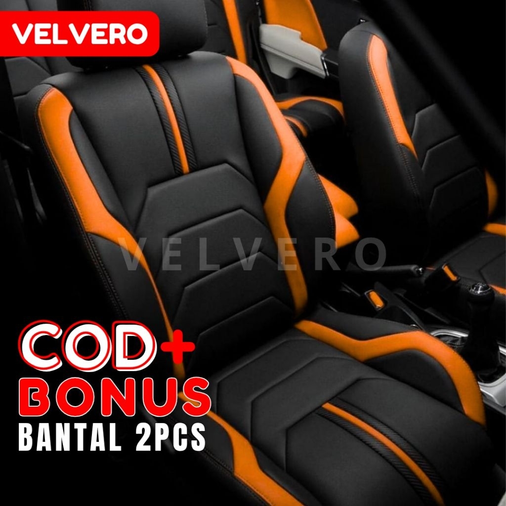 Sarung Jok Mobil Rush 3 Baris  Full Set