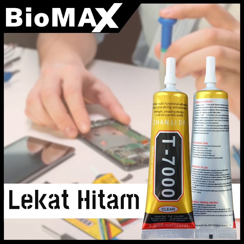 

LEM LCD TOUCHSCREEN HITAM & BENING T-7000 B-7000 LEM SERBAGUNA
