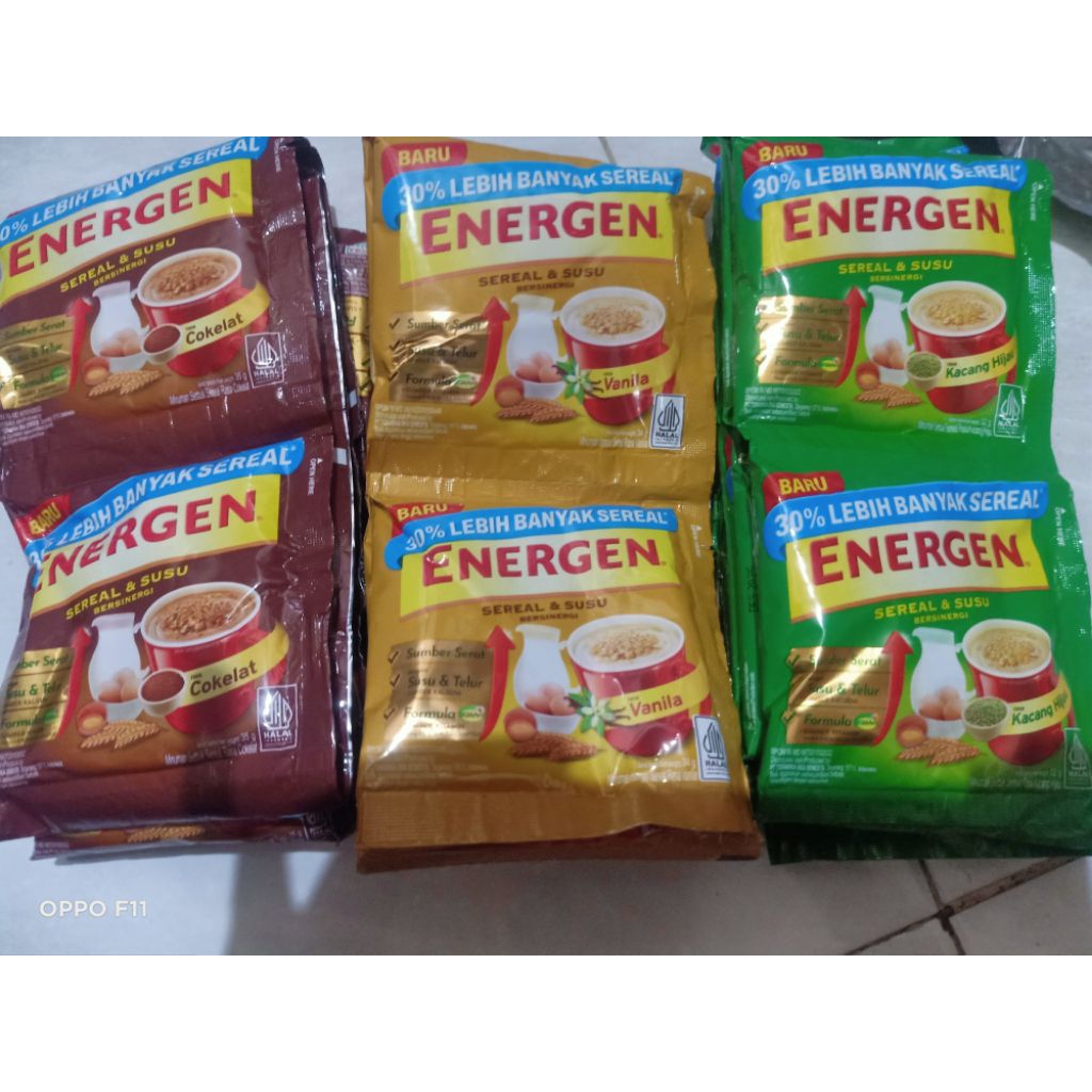

energen rasa coklat vanila kc ijo cantumkan rasa saat transaksi