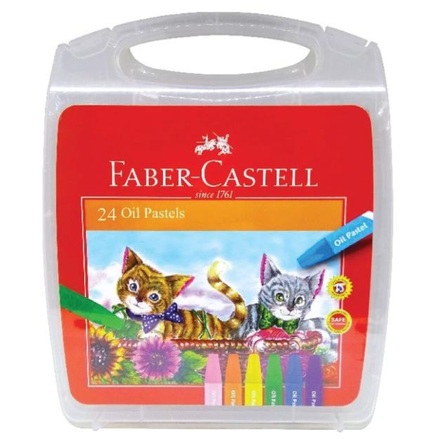 

Crayon 24 warna Faber Castell / Hexagonal Oil Pastell Faber Castell