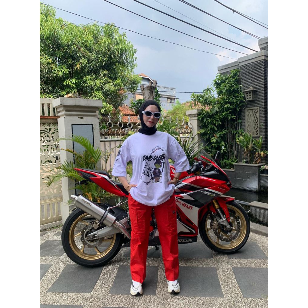 ONE SET CELANA CARGO TOP TANGAN 3/4 BY DM3 CLOTH