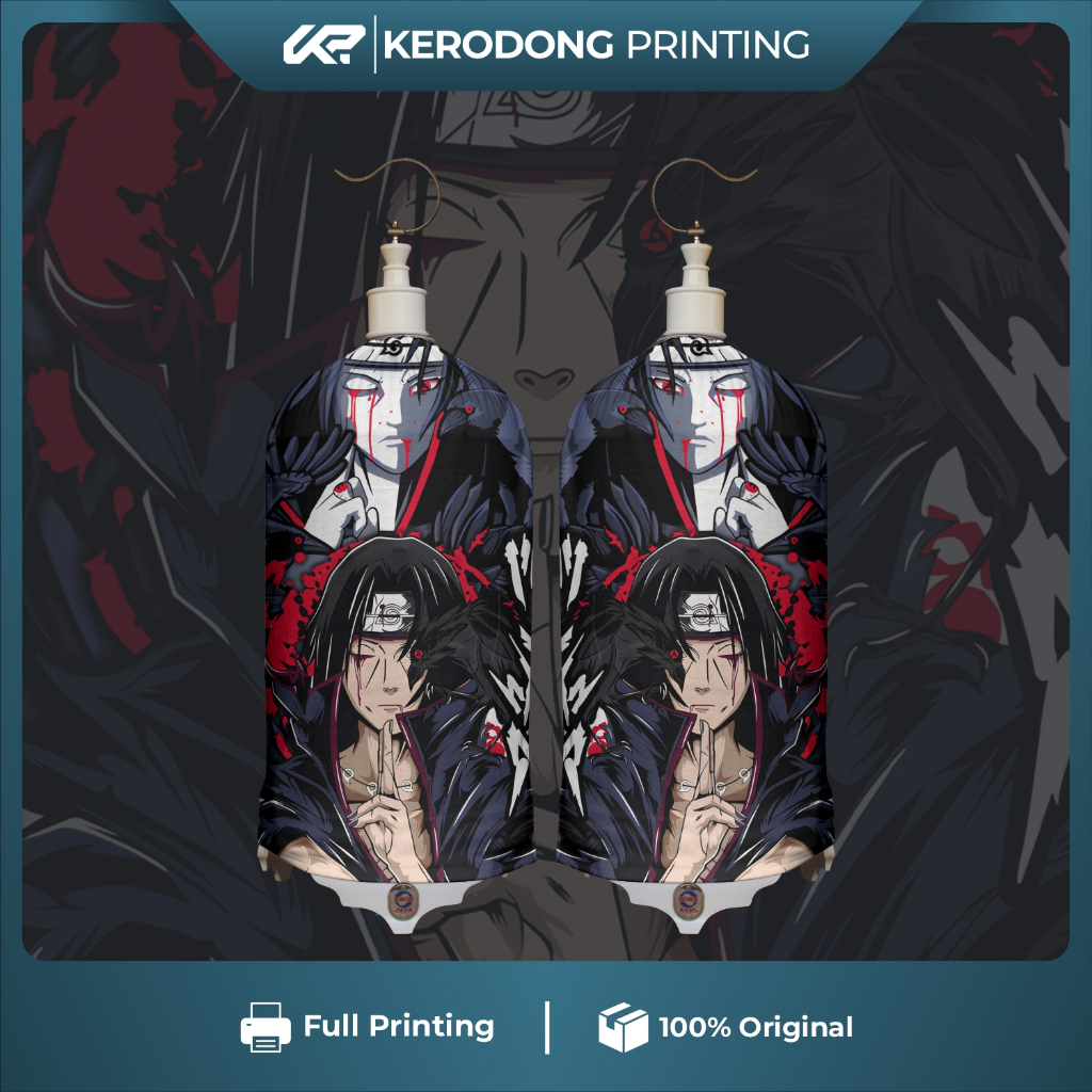 Kerodong Krodong Lovebird Naruto Series Itachi, Sasuke, Kakashi Full Printing