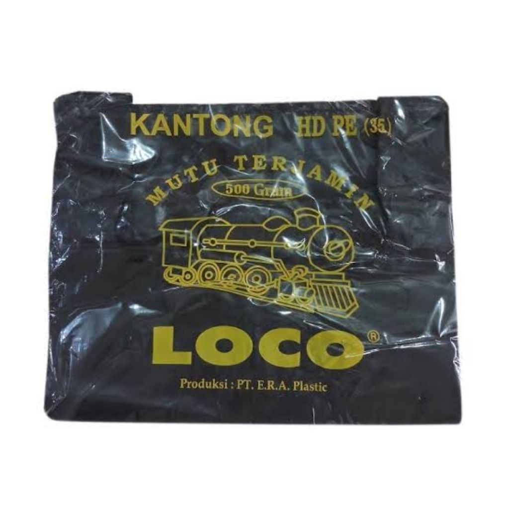 Plastik Kantong Kresek Coco uk 35cm hitam Kantong Belanja Plastik Kresek Coco hitam