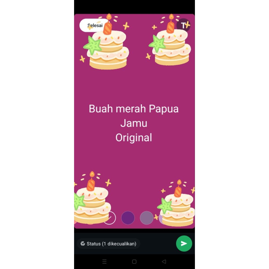 jamu buah merah Papua isi 15 ori