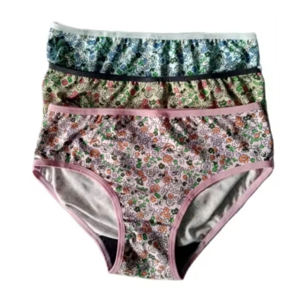 6PCS/ CELANA DALAM WANITA/ CD WANITA/ DALEMAN WANITA BAHAN JERSEY/ CD MOTIF CD MURAH