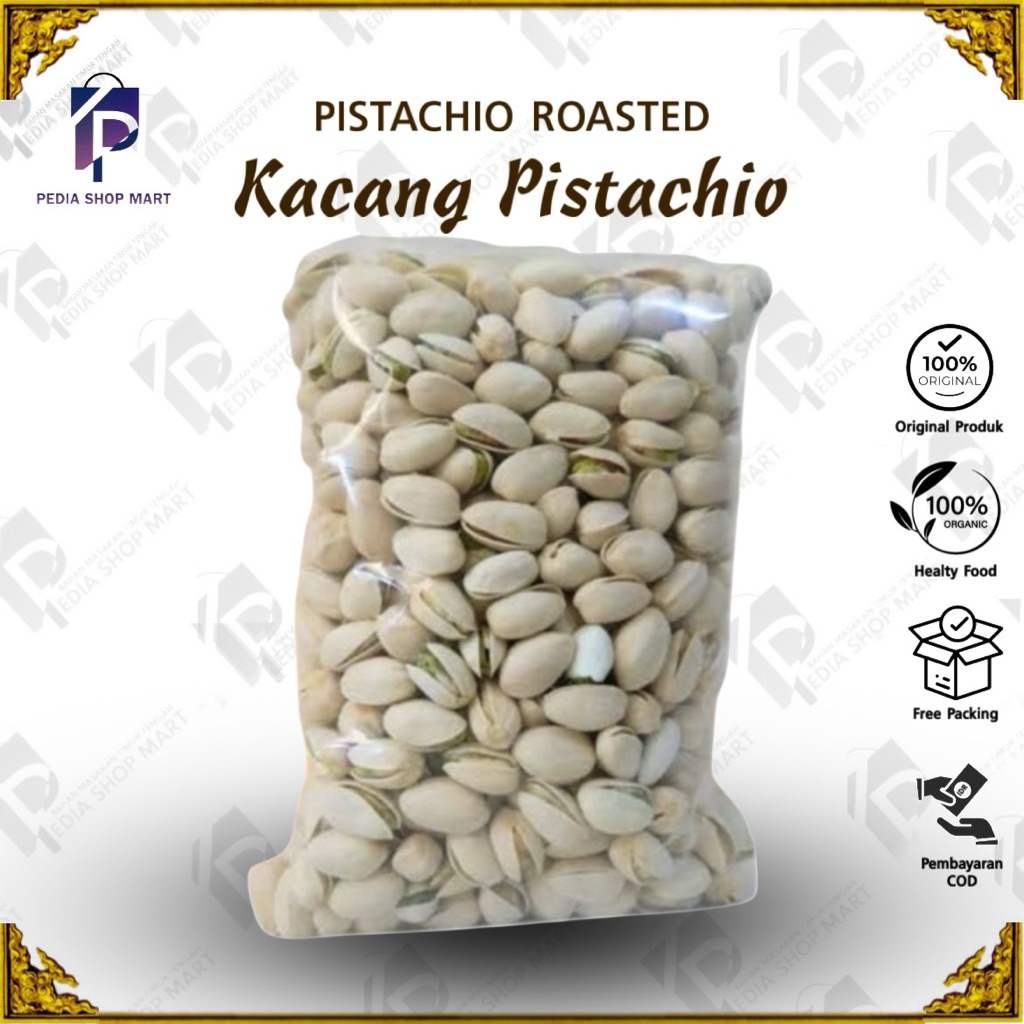 

Kacang Pistachio Panggang Cangkang 1kg / Kacang Fustuk / Roasted Pistachio Cangkang 1kg