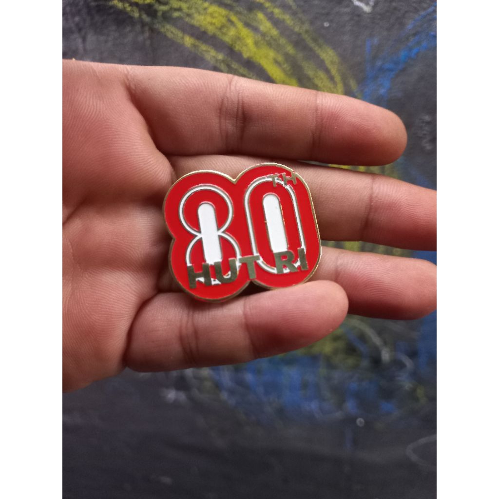 Pin HUT RI Ke 80 th