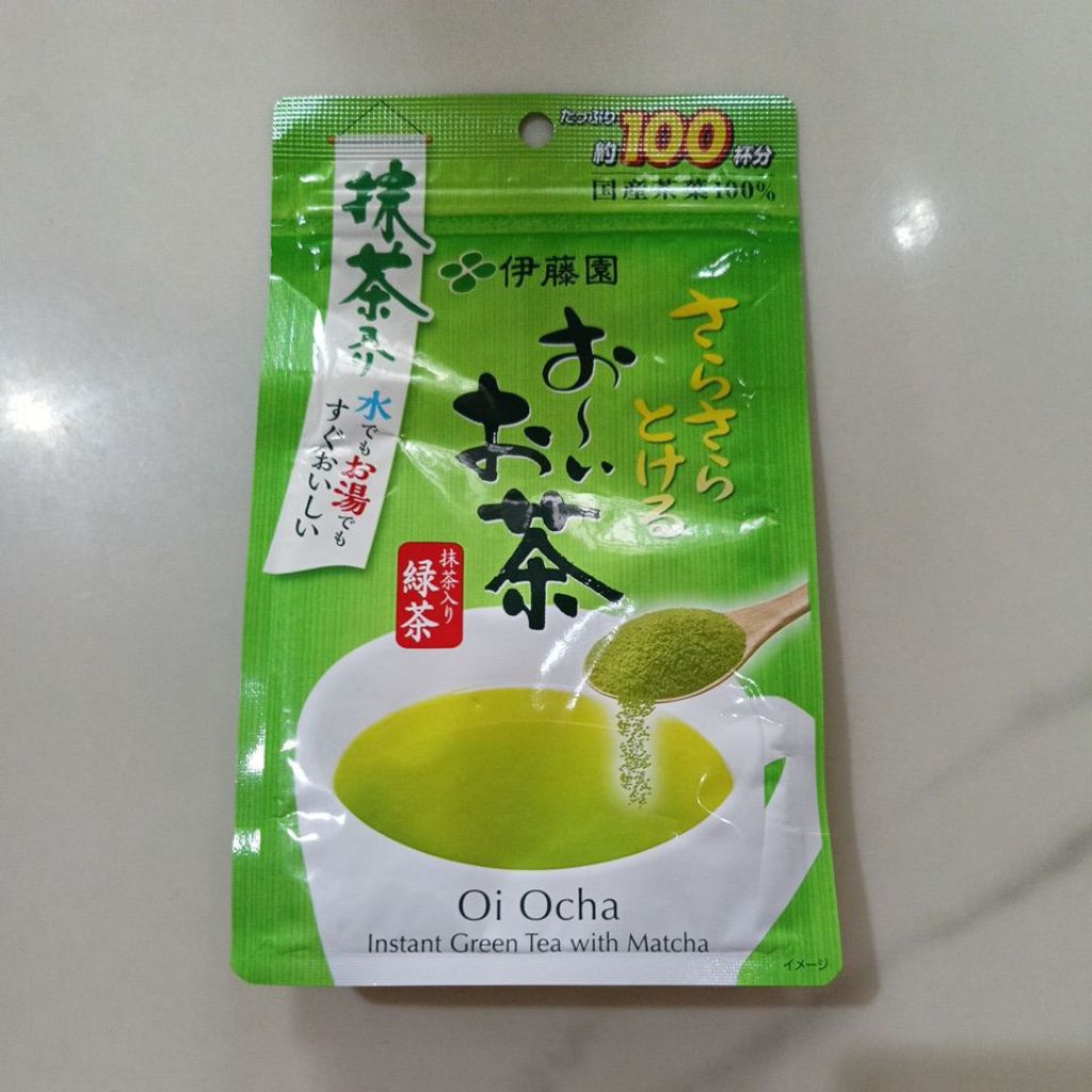 

ITOEN Oi Ocha Japanese Green Tea powder, instant green tea with Matcha 100g