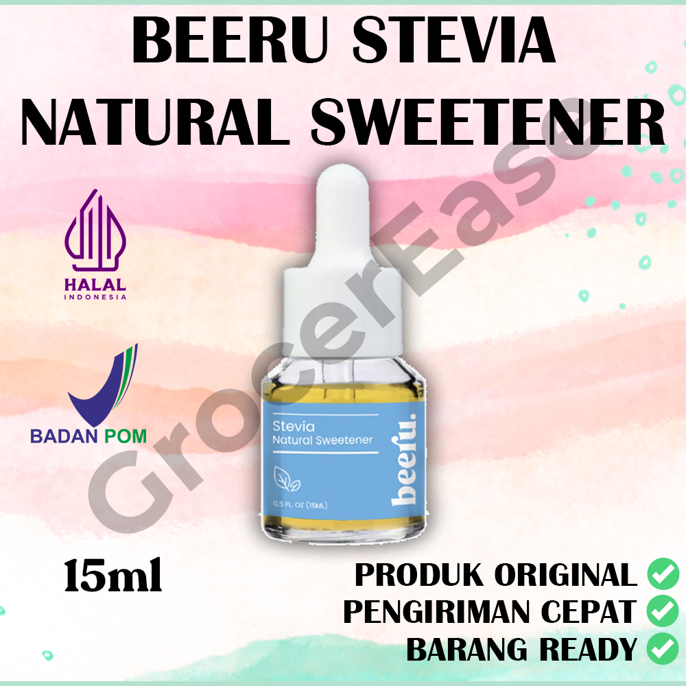 

BEERU SWEETENER PEMANIS CAIR STEVIA 15ml