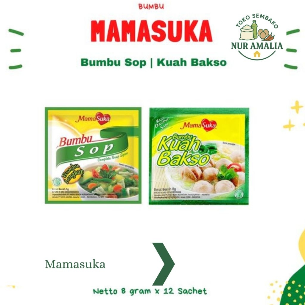 

Mamasuka Bumbu Sop & Kuah Bakso Sachet