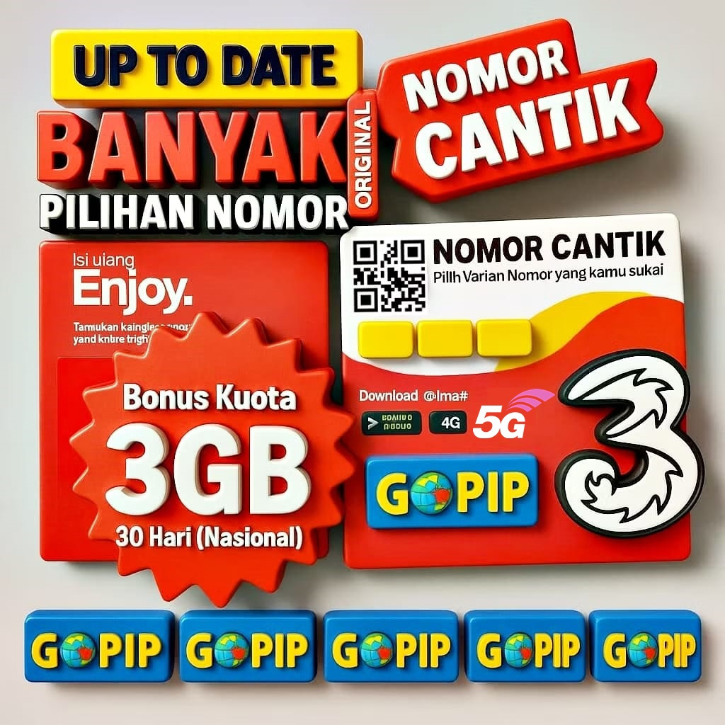 Nomor Cantik Tri 11 Digit 12 Digit 13 Digit Bukan 10 Digit Kartu Perdana Three 3